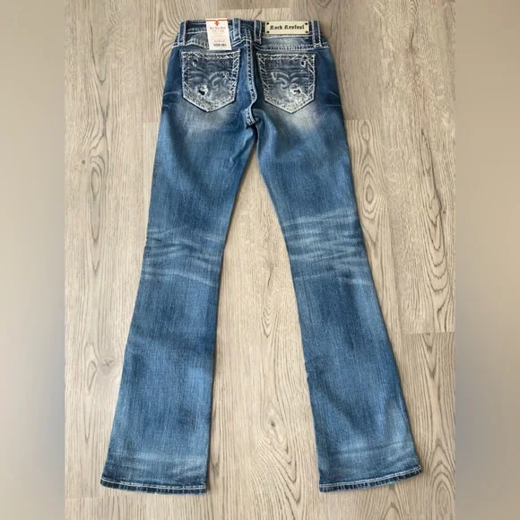 Rock Revival Evie 25/32 mid-rise boot cut jean EXCELLENT-NEW - Picture 12 of 14